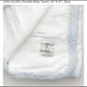 NWT Little Giraffe Chenille Baby Towel